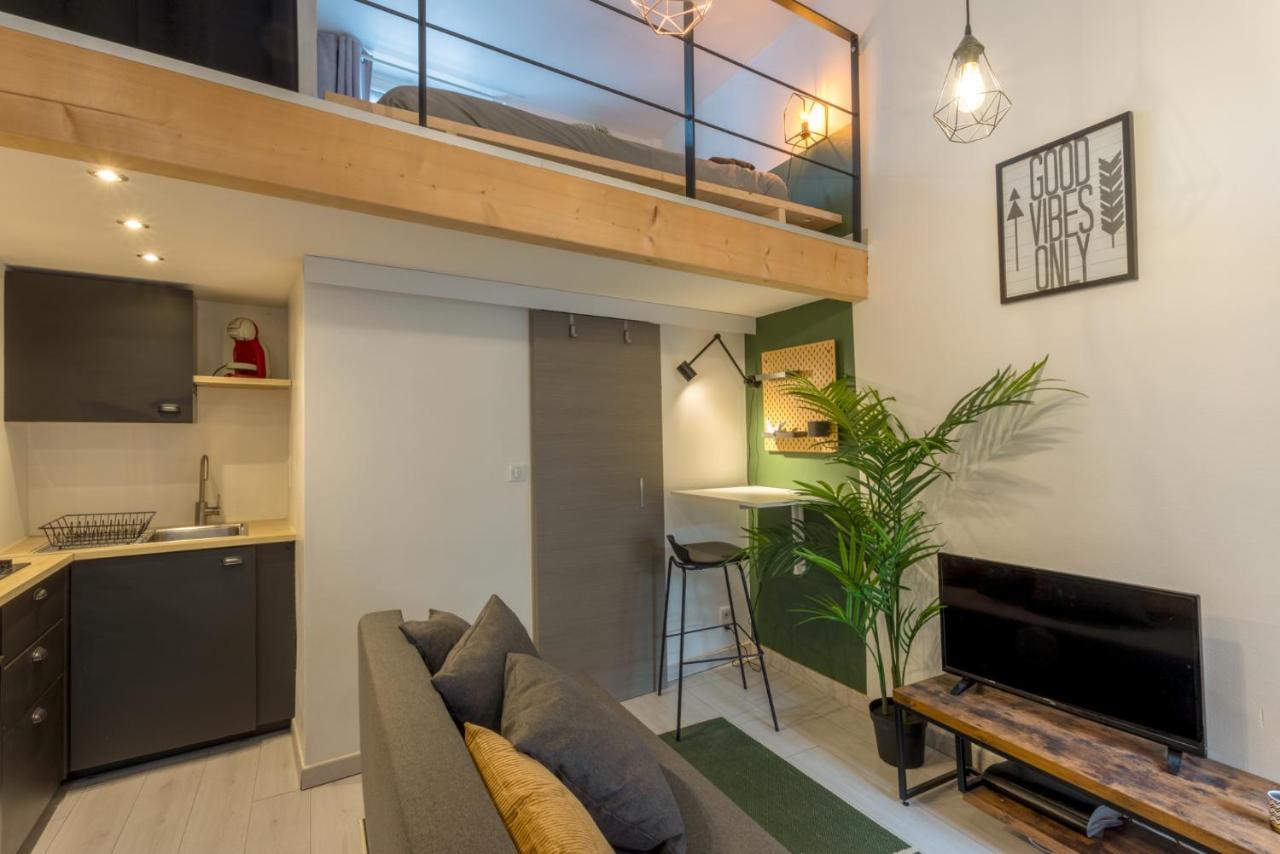 L'Urbain Vitry - Studio avec mezzanine en hyper centre Toulouse Chambre photo